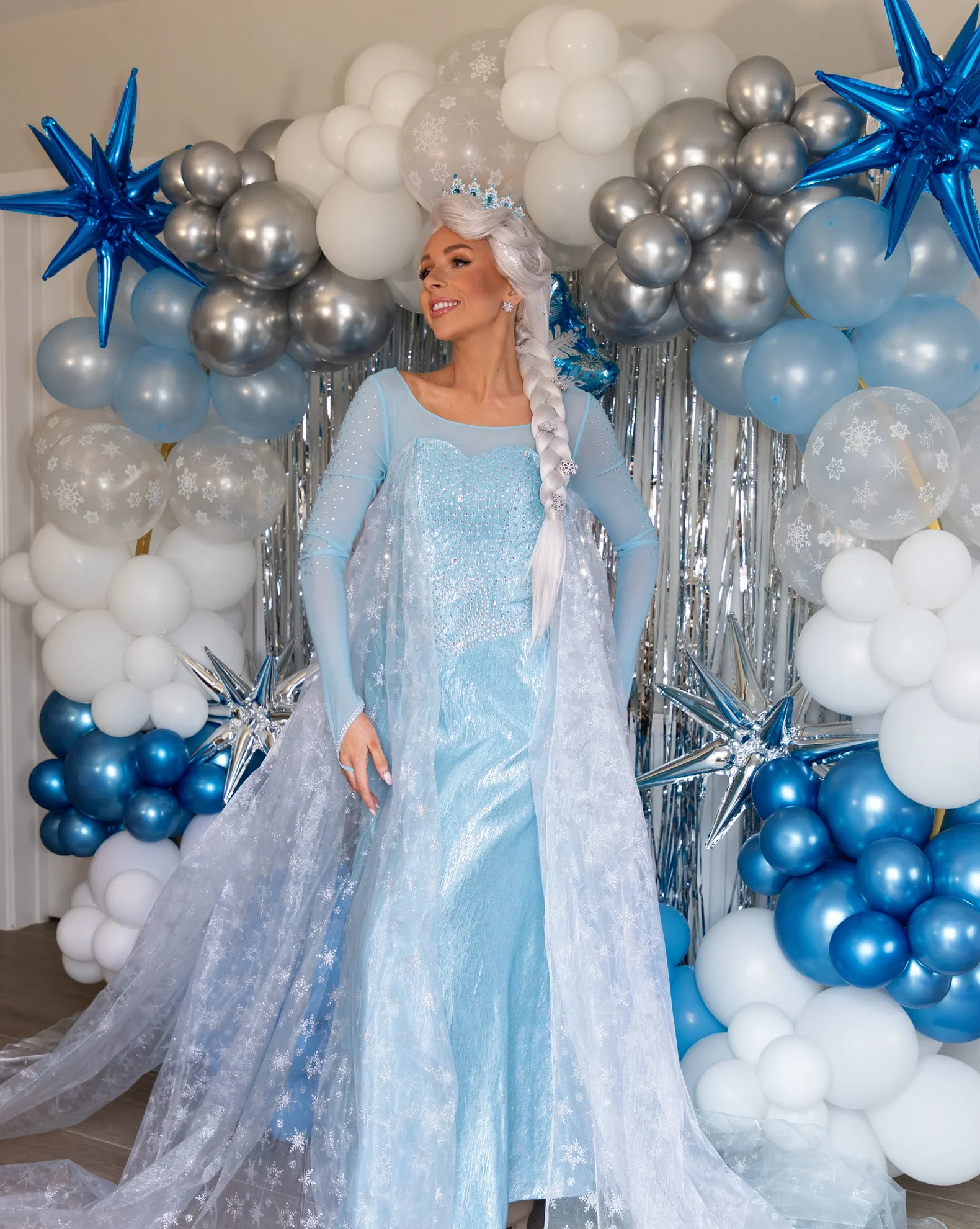 Children's party character entertainer performing