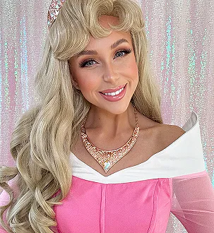 Sleeping Princess character available for birthday parties in Rugby, Warwickshire